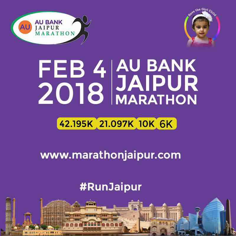 AU Bank Jaipur Marathon 2018