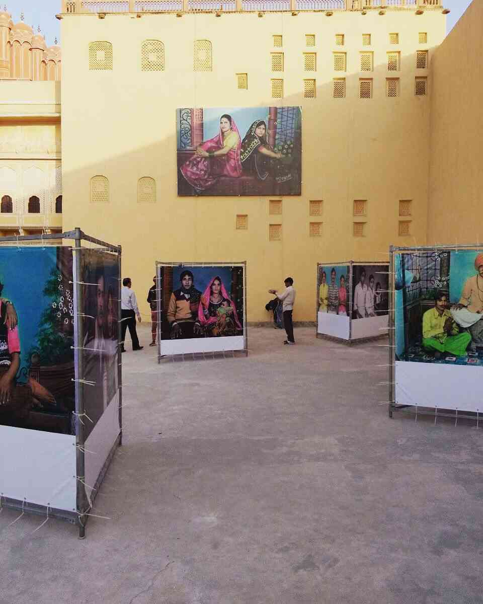 Mr. Chand's photographs at Hawa Mahal Complex #JaipurPhoto