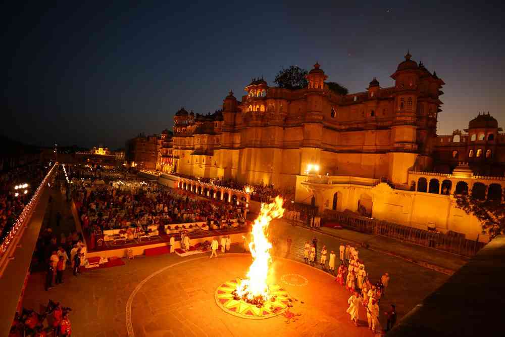 Holika Dahan, Udaipur