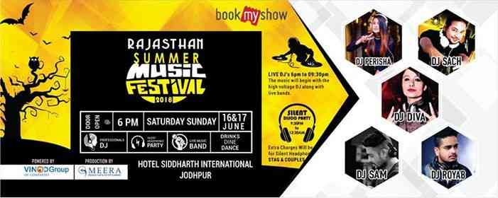 Rajasthan Summer Music Festival 2018